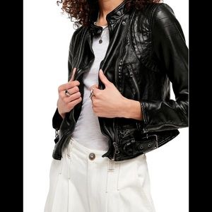 Free People - We the Free Faux Moto Jacket